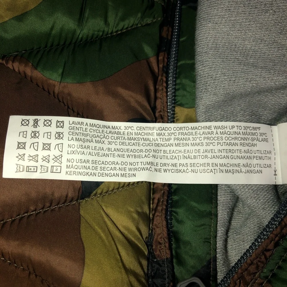NWOT Zara baby Camo puffer vest.